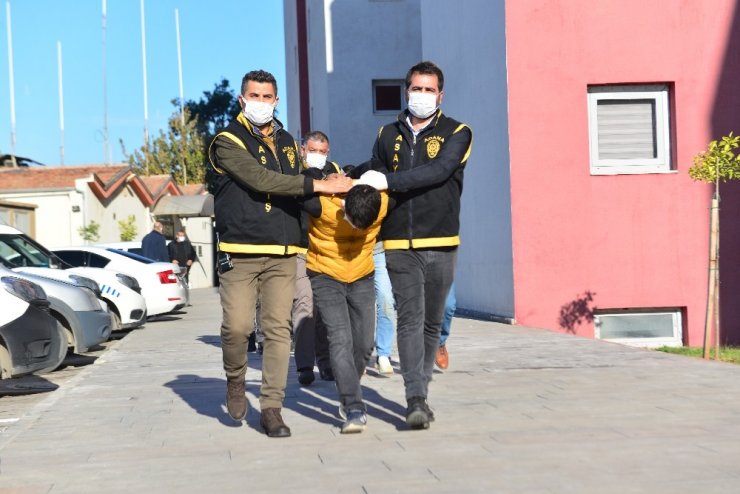 Hırsızlar fark edilince polise ateş etti
