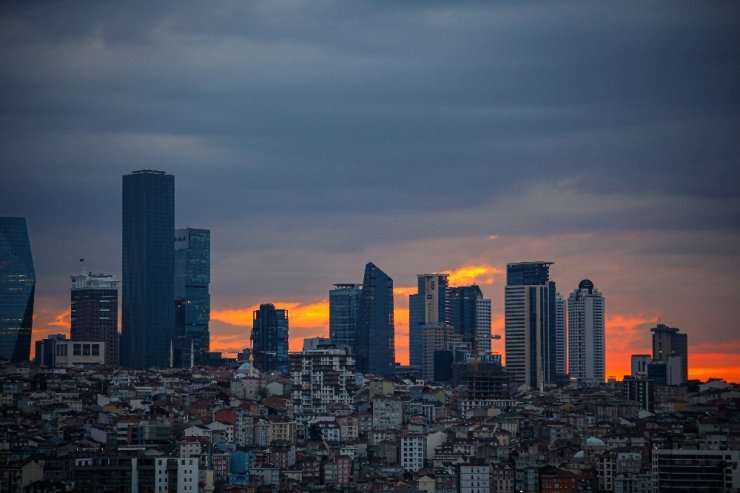 İstanbul’da gün doğumunda mest eden manzara