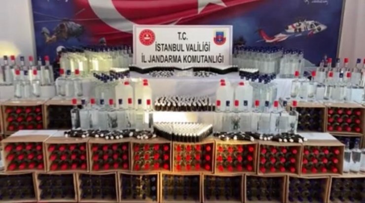 Jandarmadan sahte içki satışı yapan işletmelere operasyon