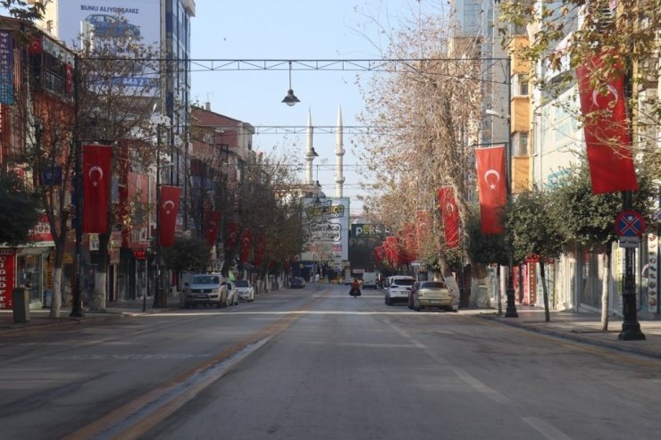 Malatya’da sokağa çıkma kısıtlamasına uyuluyor