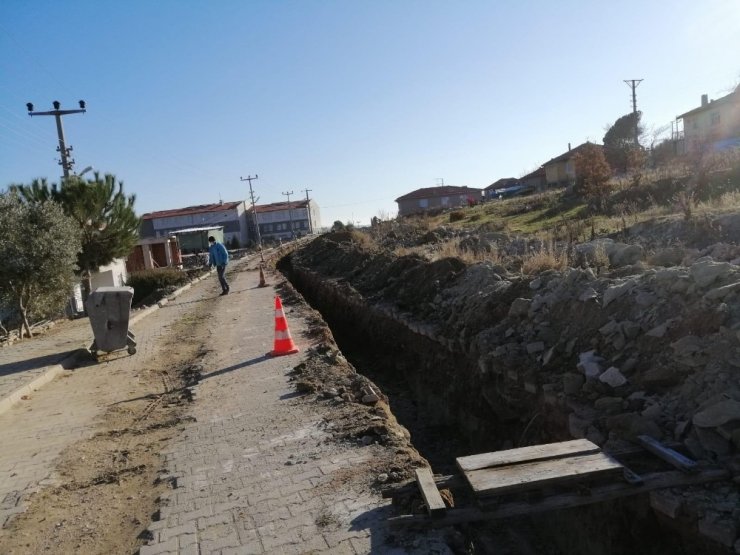 Yeni yerleşim alanına 1 kilometrelik altyapı hizmeti