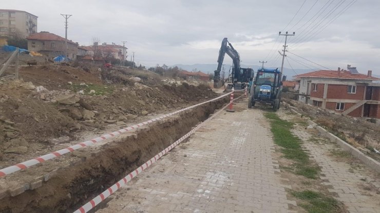 Yeni yerleşim alanına 1 kilometrelik altyapı hizmeti