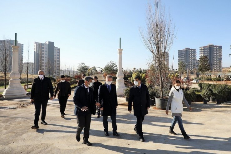 Şehitkamil’in en büyük parkı vadi park tamamlanmak üzere