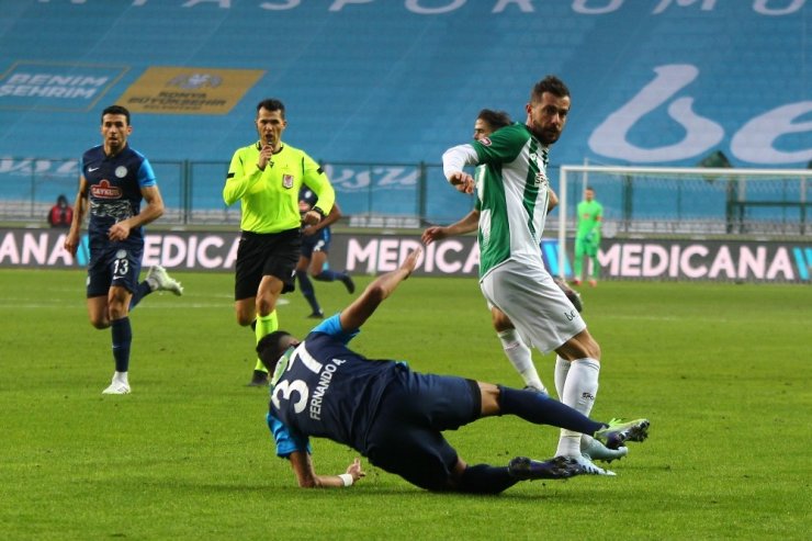 Süper Lig: Konyaspor: 1 - Çaykur Rizespor: 1 (Maç sonucu)