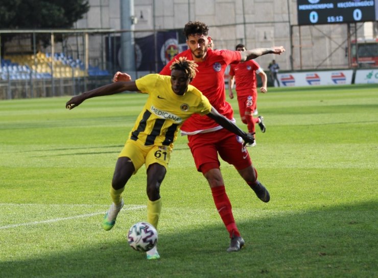 TFF 1. Lig: Menemenspor: 0 - Ankara Keçiörengücü: 0