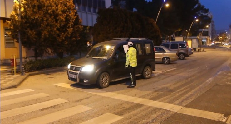 Çankırı’da cadde ve sokaklar sessiz kaldı