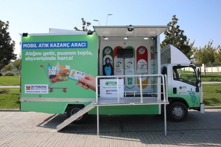 Atığını getiren alışveriş puanını kaptı