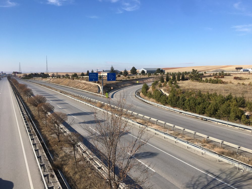 Görüntüler Konya'nın en önemli geçiş noktasından! Kulu makasını hiç böyle görmediniz