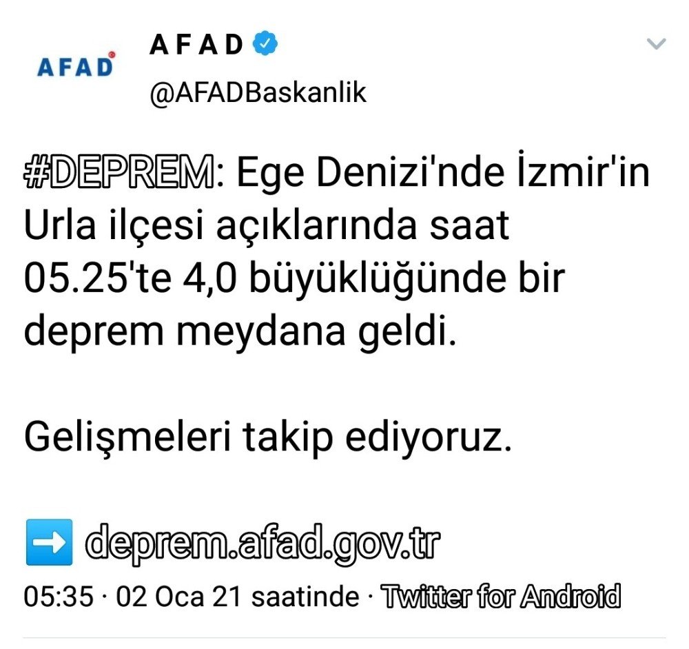 İzmir’de korkutan deprem