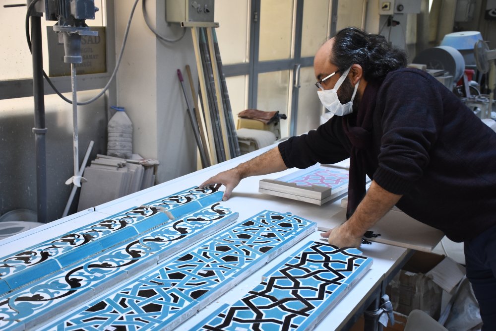 Konya Alaaddin Tepesindeki Anadolu Selçuklu sultanlarının sandukaları restore ediliyor