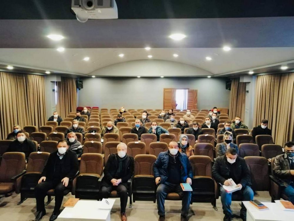 Konya Bozkır'da 2020-2021 dönem sonu müdürler toplantısı