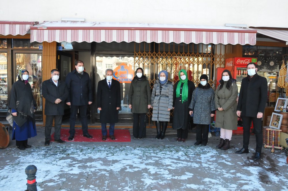 Konya Milletvekili Samancı Akşehirli esnafları dinledi