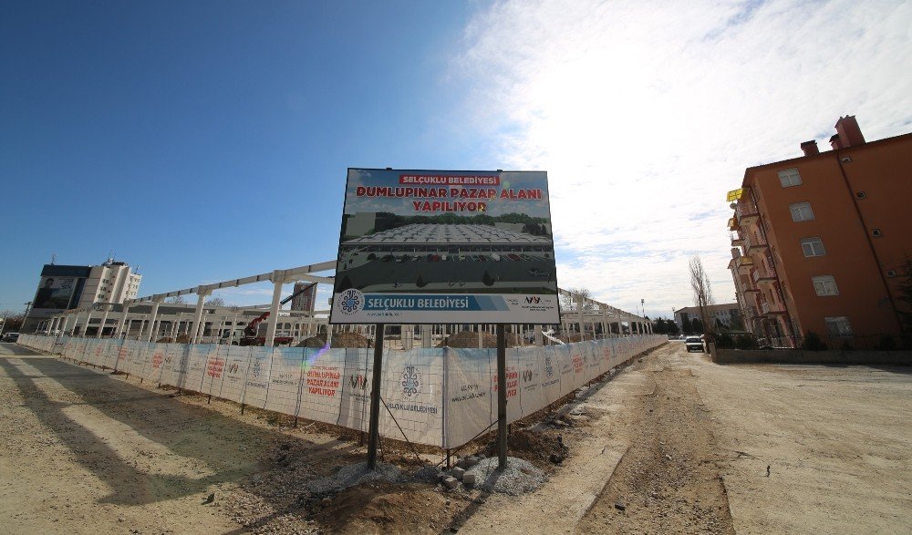 Konya Selçuklu’da kapalı pazar yerlerine bir yenisi daha eklendi