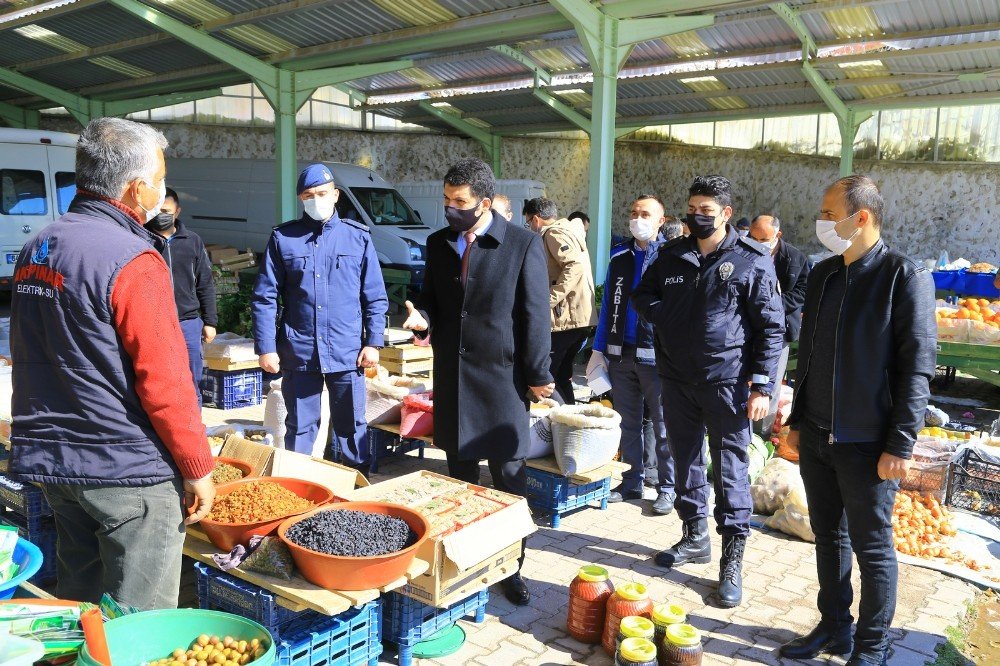 Konya Hadim’de sıkı denetim! Kaymakam ve Başkan sahaya indi