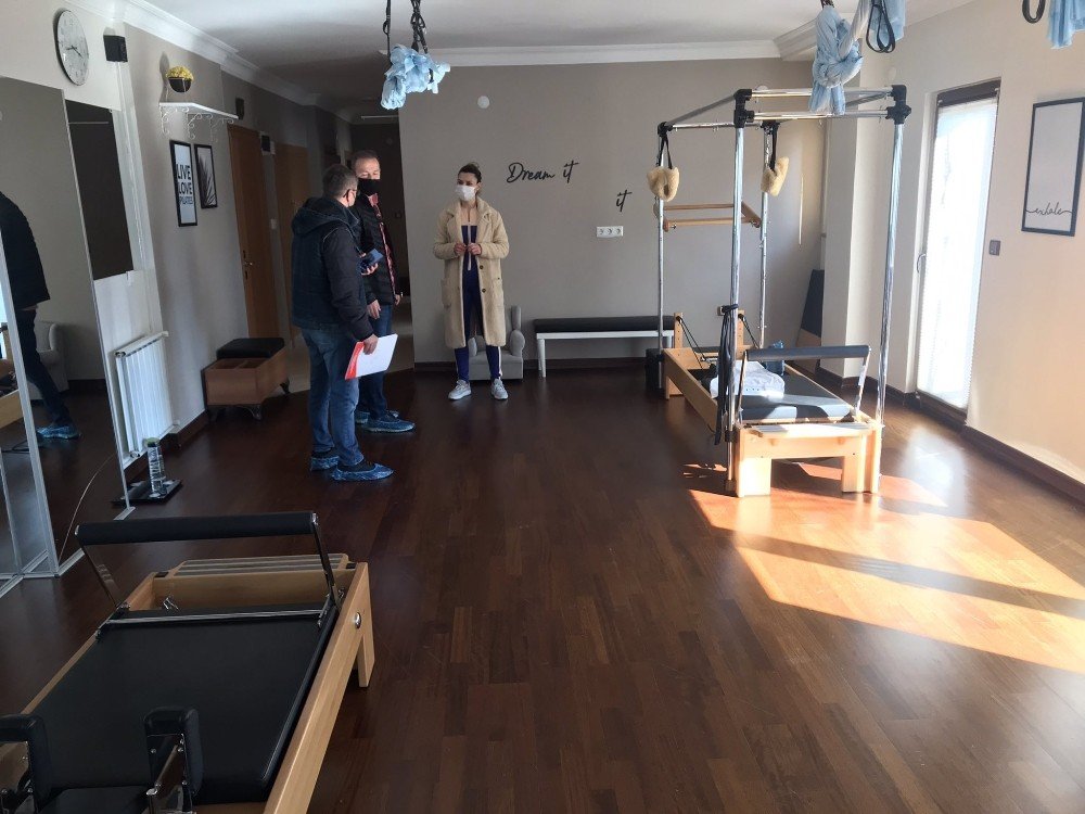 Spor tesislerinde koronavirüs denetimi