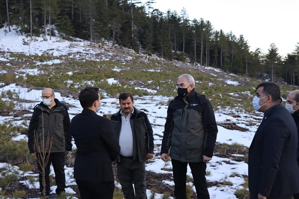Orman Genel Müdürü Bekir Karacabey Konya'da orman havası aldı