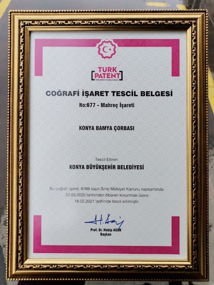 Konya mutfağının vazgeçilmez lezzeti tescillendi!