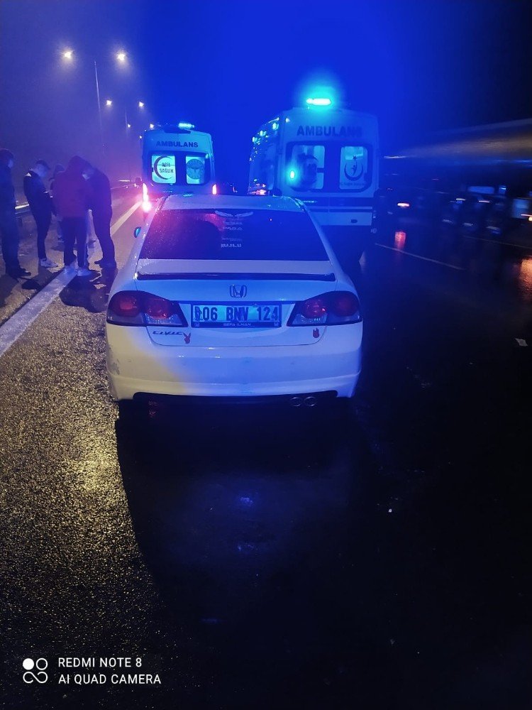 Ankara'da acı olay! Kaza yapan araca yardım etmek isterken biri öldü diğeri yaralandı