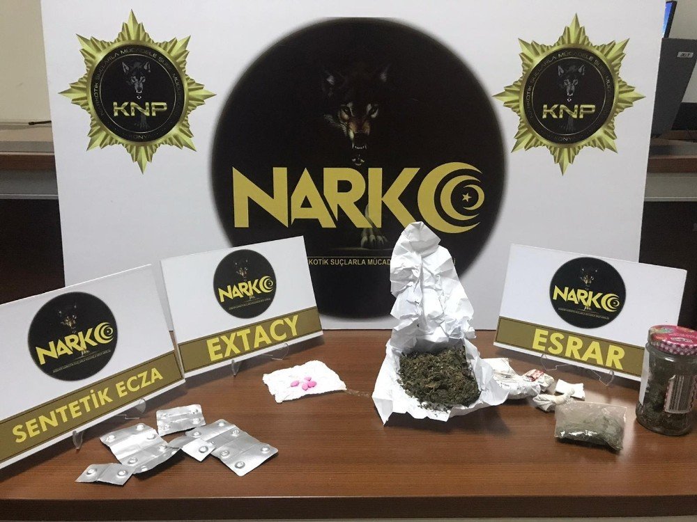 Konya'da uyuşturucu operasyonu! 1 tutuklama