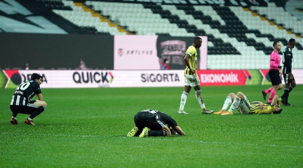 Beşiktaş - Fenerbahçe derbisi beraberlikle tamamlandı