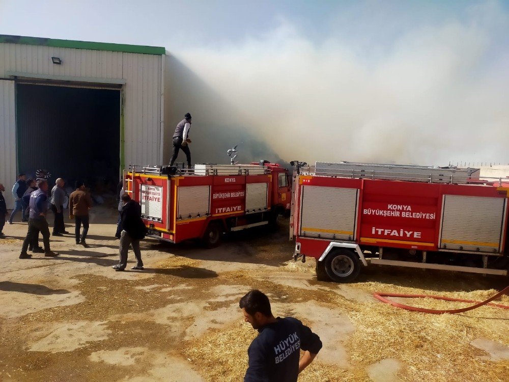 Konya'da besihane yangını!
