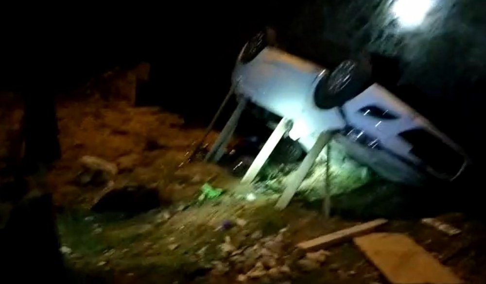 Alanya'da uçurma yuvarlanan kadın sürücü öldü