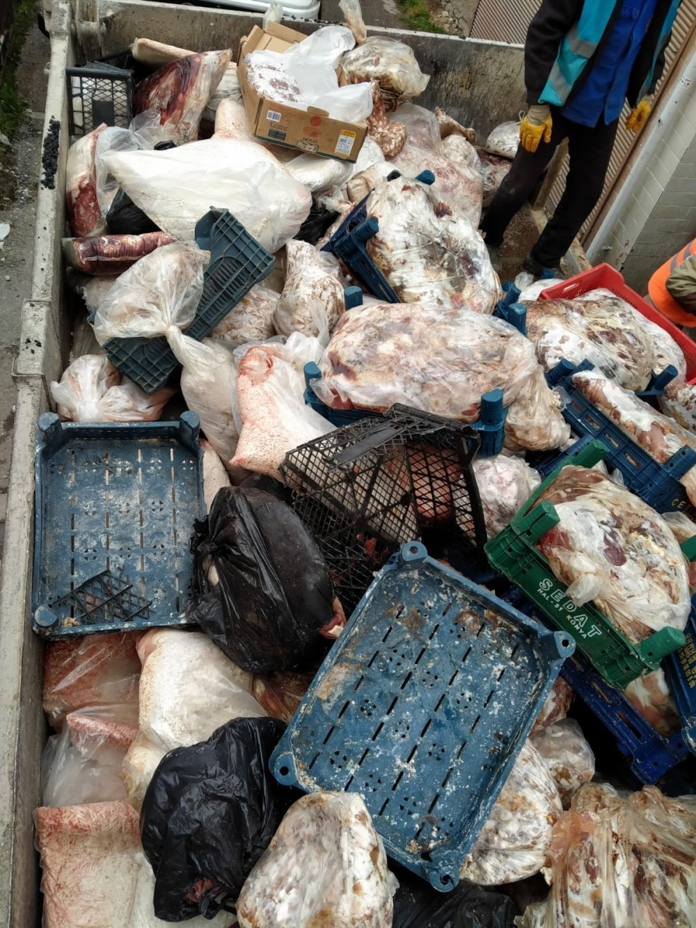 Konya'da sokağa akan kan ortalığı karıştırdı