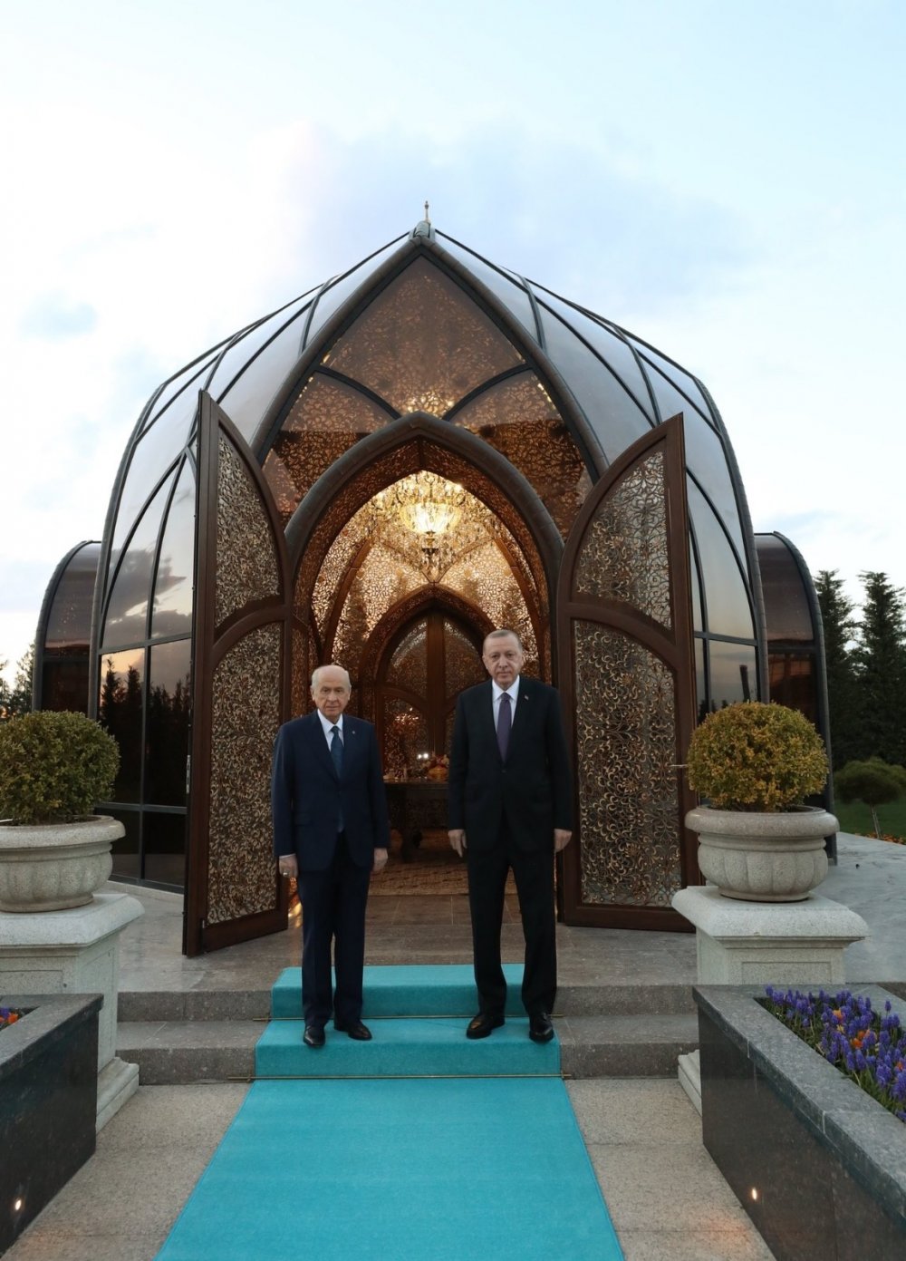 Cumhurbaşkanı Erdoğan ile MHP Lideri Bahçeli iftarda buluştu