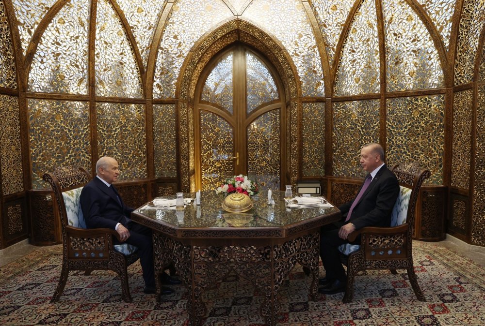 Cumhurbaşkanı Erdoğan ile MHP Lideri Bahçeli iftarda buluştu