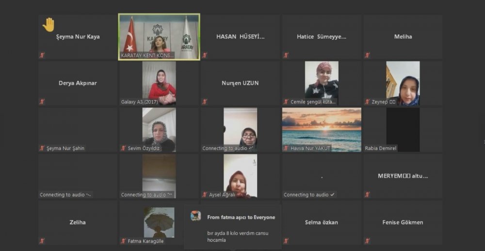 Karatay Kent Konseyi’nde Ramazan'da beslenmenin püf noktaları konuşuldu