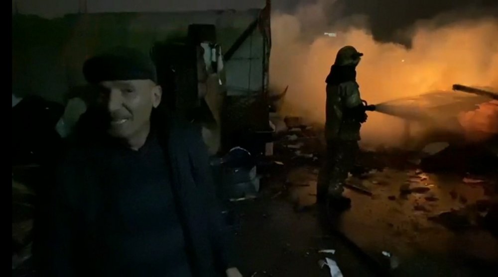 Bursa'da gökyüzünü alevler aydınlattı