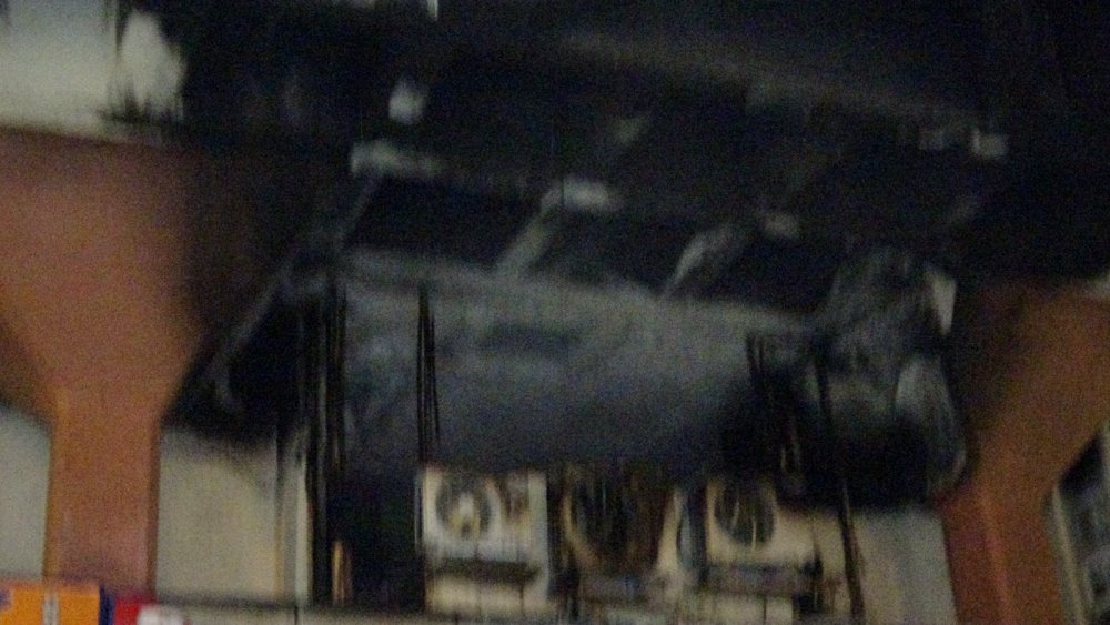 Otogarda yangın paniği!