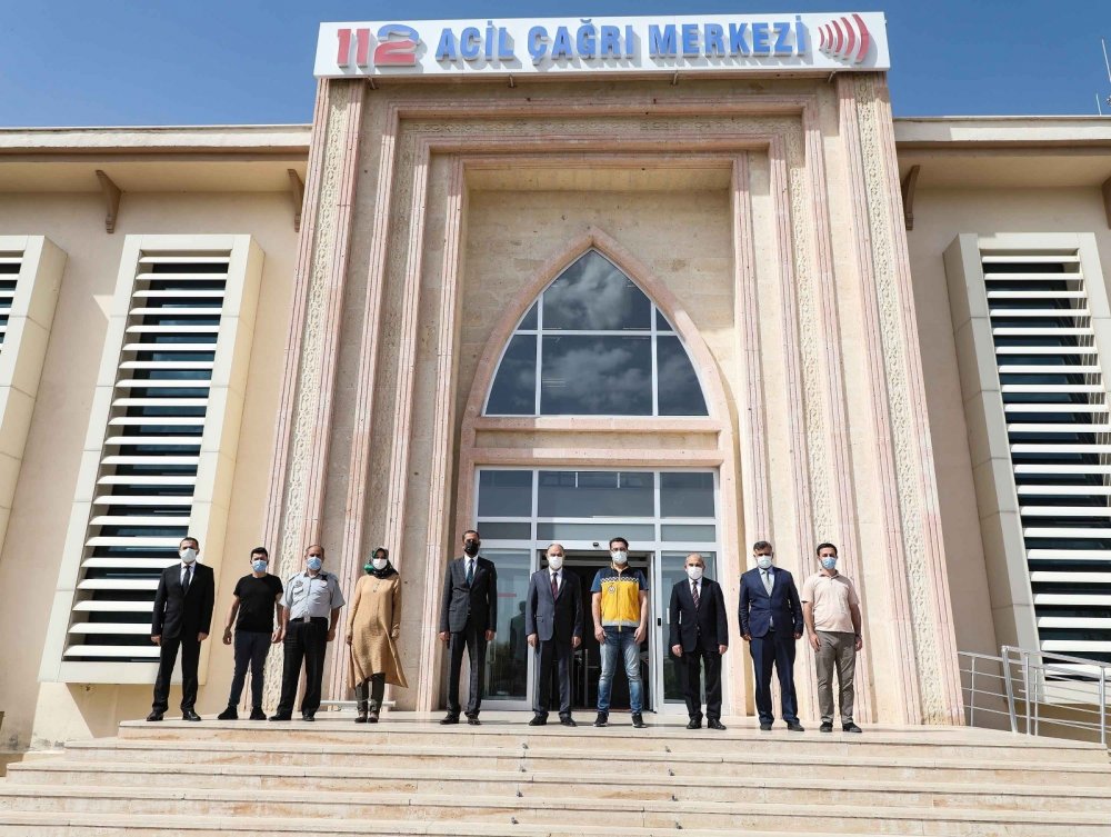 Konya Valisi Özkan 112 Acil Çağrı Merkezi Müdürlüğü’nde