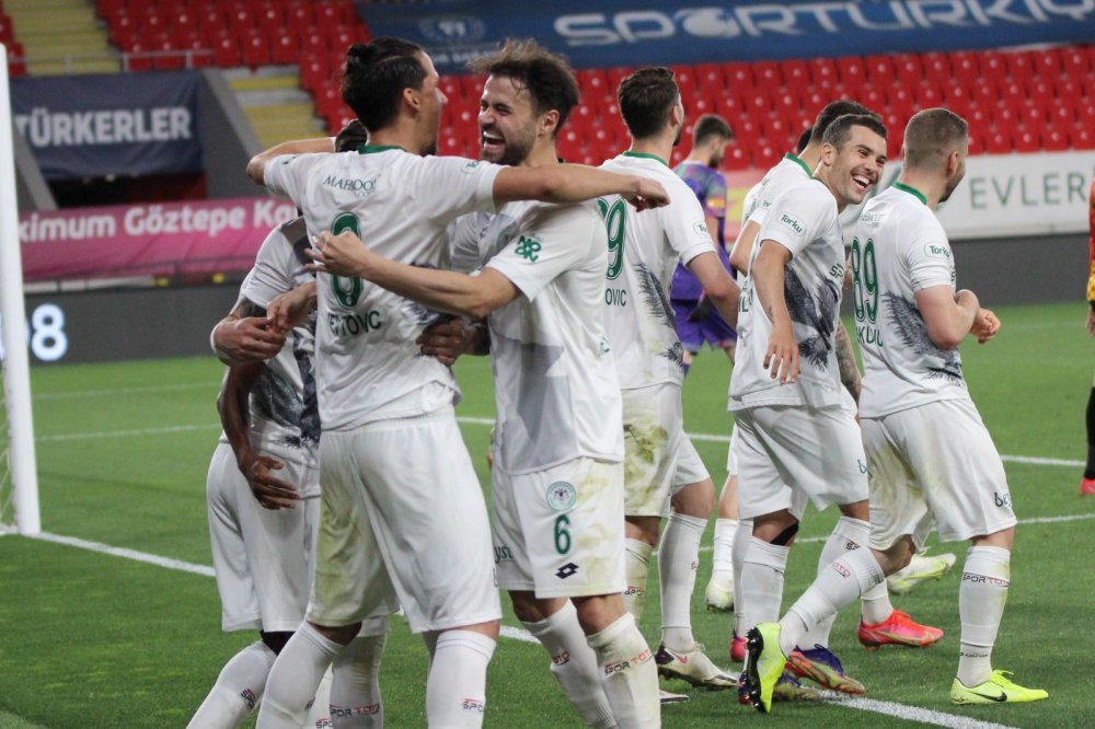 Konyaspor deplasmanda Göztepe'yi 1-0 mağlup etti