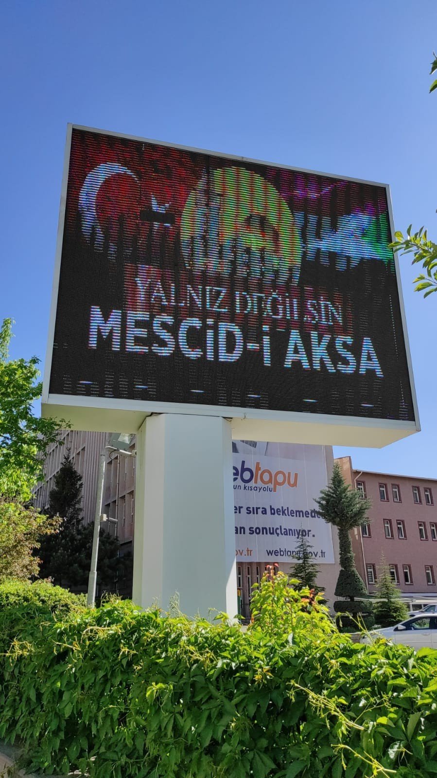 Çevre ve Şehircilik Bakanlığından Filistin’e destek