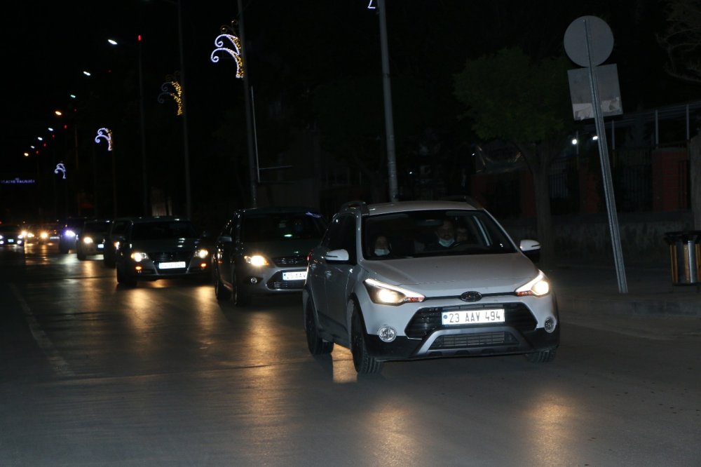 Elazığlılar sokaklarda! Bin araçlık konvoyla İsrail’e tepki ‘Mescid-i Aksa’ya destek