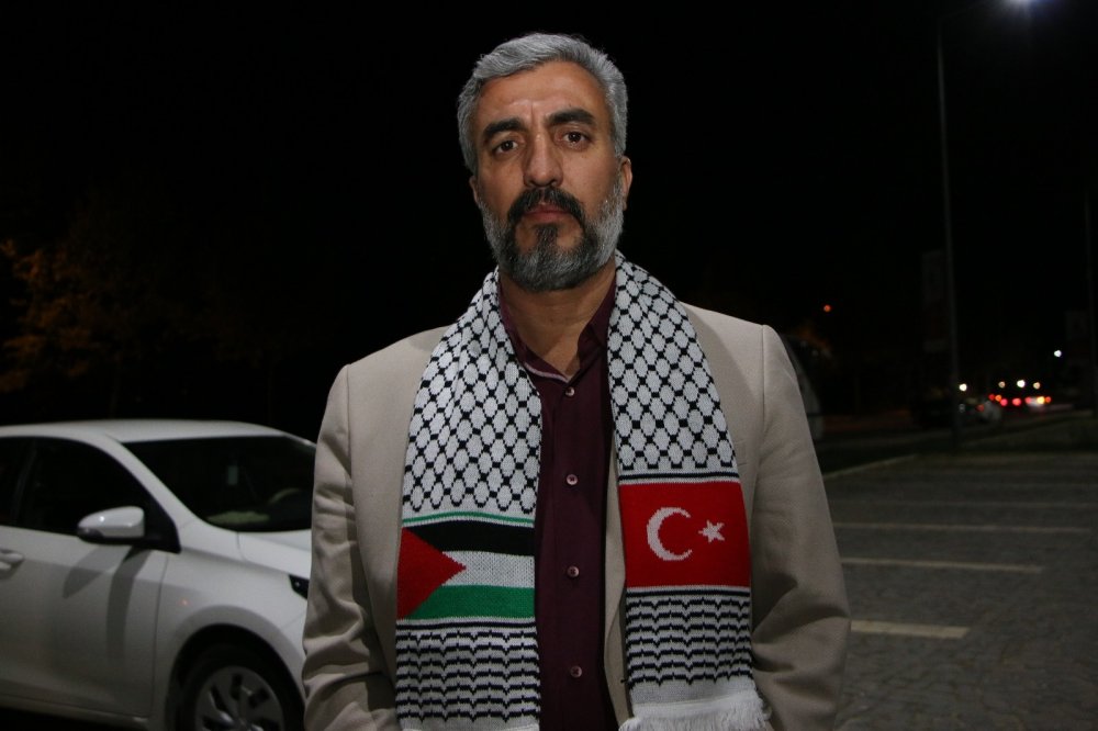 Elazığlılar sokaklarda! Bin araçlık konvoyla İsrail’e tepki ‘Mescid-i Aksa’ya destek