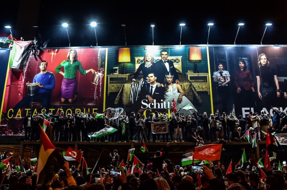 İstanbullular sokakta! İsrail Konsolosluğu önünde Mescid-i Aksa eylemi