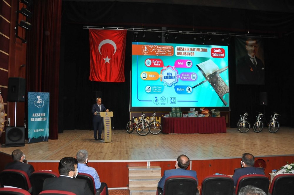 'Akşehir Hatimlerde Buluşuyor'un ödül töreni yapıldı