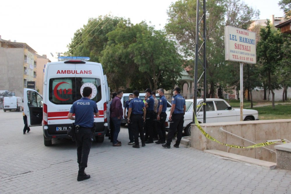 Karaman'da 35 yaşındaki adam işlettiği Tarihi Lel Hamamı'nda ölü bulundu