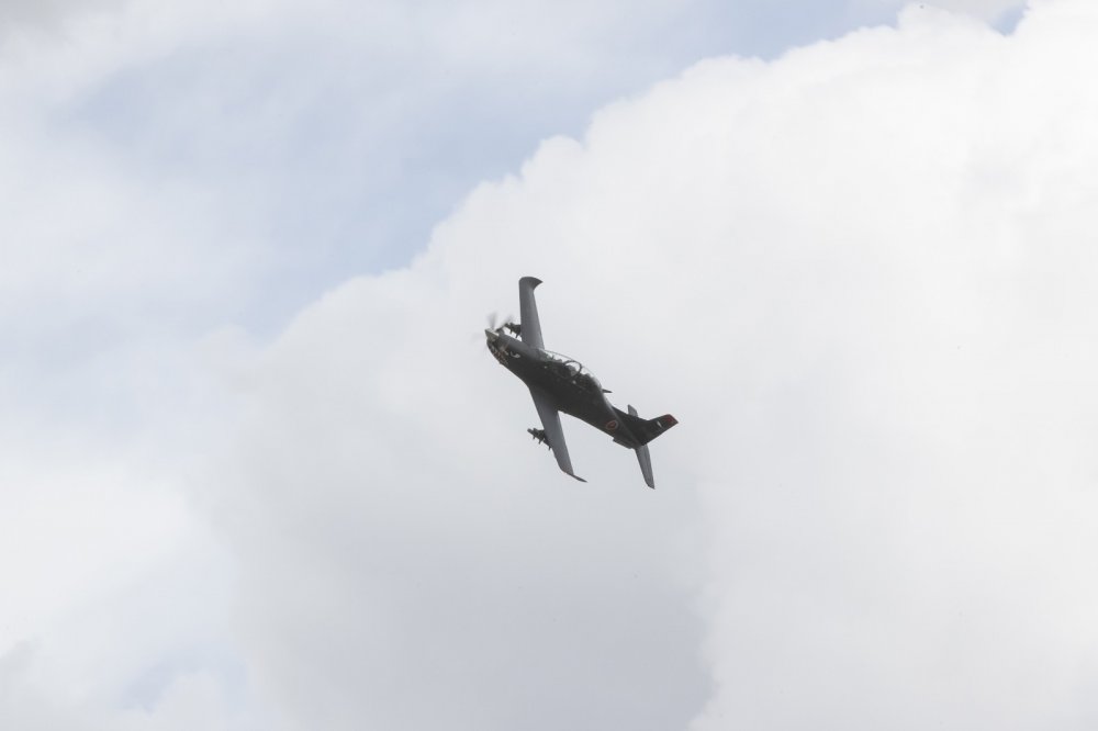 Türkiye'nin Hürkuş'u ilk kez Konya'da kendini gösterdi