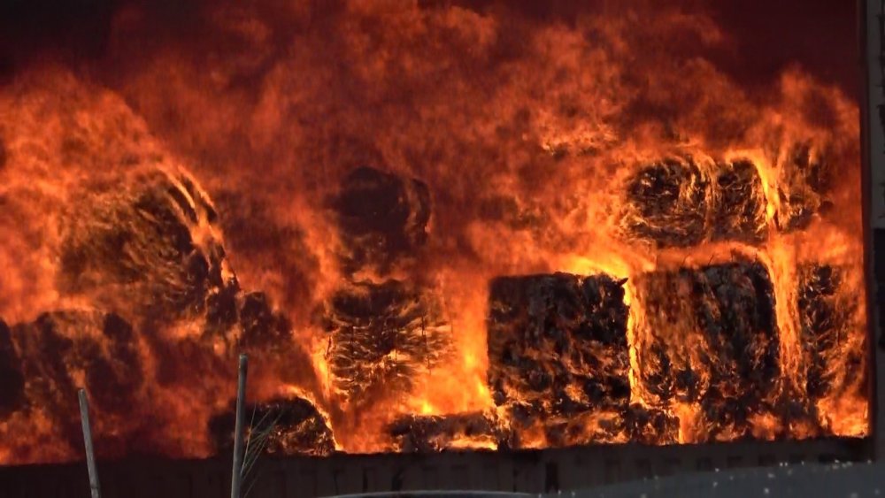 Adana'da yangın! Plastik geri dönüşüm fabrikası alev alev yanıyor