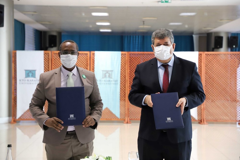 KTO Karatay ve Somali Hormuud üniversiteleri iş birliği protokolü imzaladı