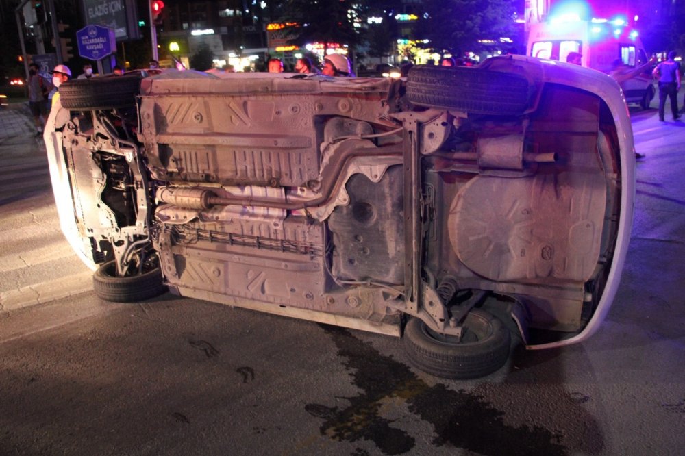 Kaza yapan 16 yaşındaki sürücü yaralı halde kaçarken yakalandı