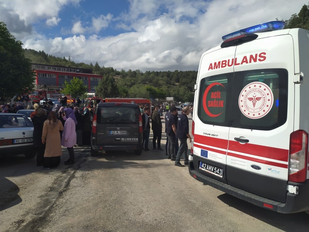Türkiye'nin bomba atar üreten Konya'daki silah fabrikasında yangın çıktı