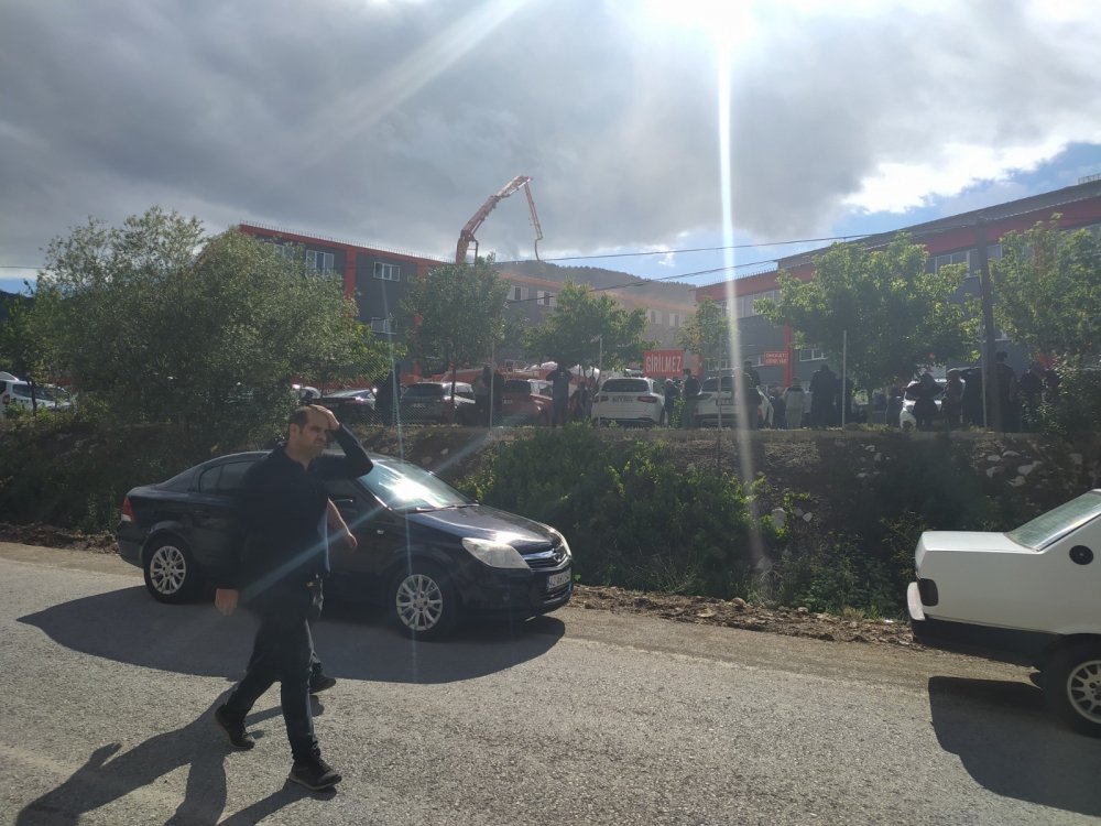 Türkiye'nin bomba atar üreten Konya'daki silah fabrikasında yangın çıktı