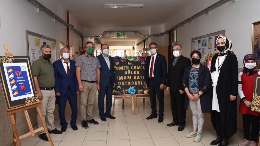 Selçuk Üniversitesi Rektörü Aksoy 'Okulumda KANpanya Var' etkinliğine katıldı
