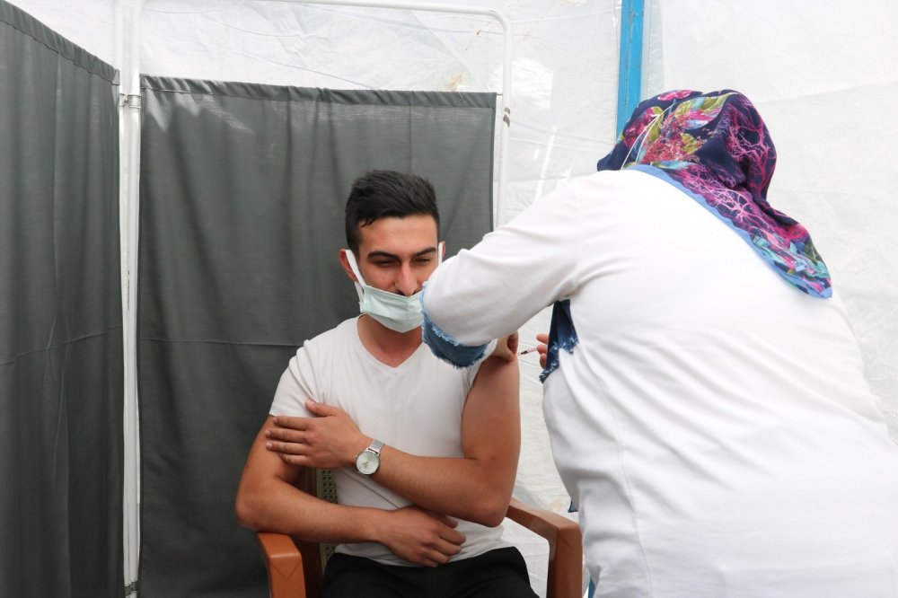 Beyşehir’de Covid-19 aşı uygulama noktası oluşturuldu