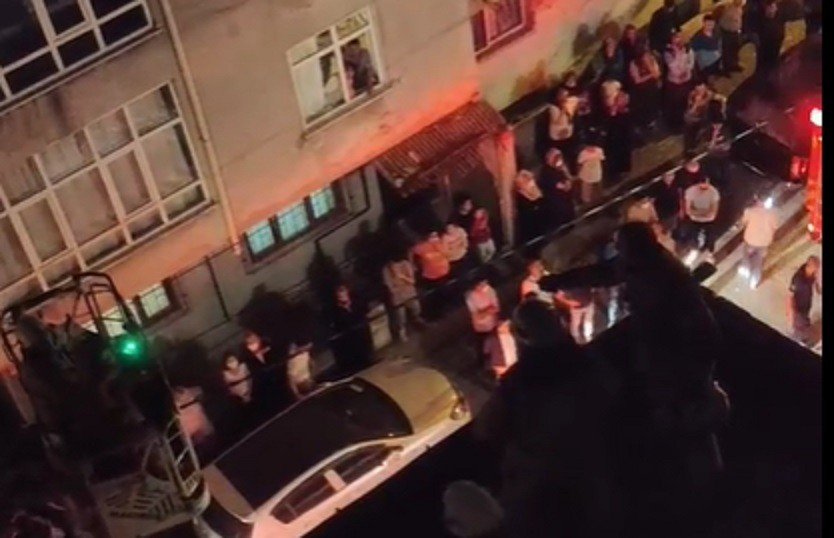 3’üncü kattan atlayan kadın başka bir çatıya düştü! Arbede çıktı