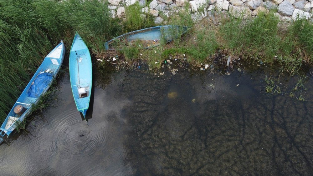Konya Beyşehir Gölü’nde su seviyesi azaldı! Yat işletmecileri tedirgin